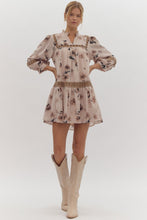 Load image into Gallery viewer, Till the World Ends 3/4 Sleeve Floral Dress