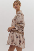 Load image into Gallery viewer, Till the World Ends 3/4 Sleeve Floral Dress