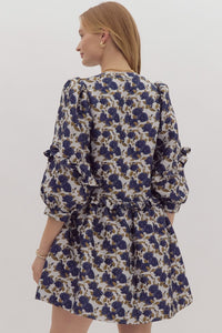 The Right One Floral Textured Dress