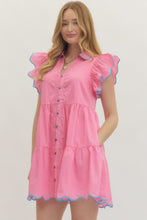 Load image into Gallery viewer, Seeing Me Mini Dress in Pink