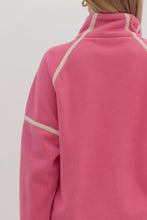 Load image into Gallery viewer, Sweet but Psycho Fleece Half Zip Pullover