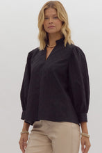 Load image into Gallery viewer, My Empire 3/4 Puff Sleeve Blouse