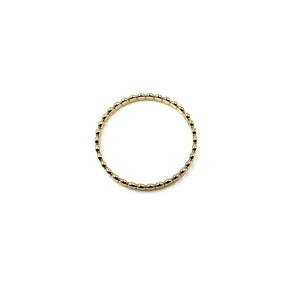 Erin Gray Resort Collection Waterproof Gold Flat Pebble Ring