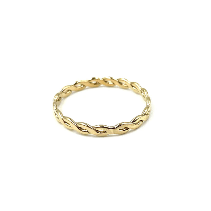 Erin Gray Resort Collection Gold Woven Ring