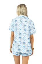 Load image into Gallery viewer, Mini Bow PJ Sets in Lt Blue