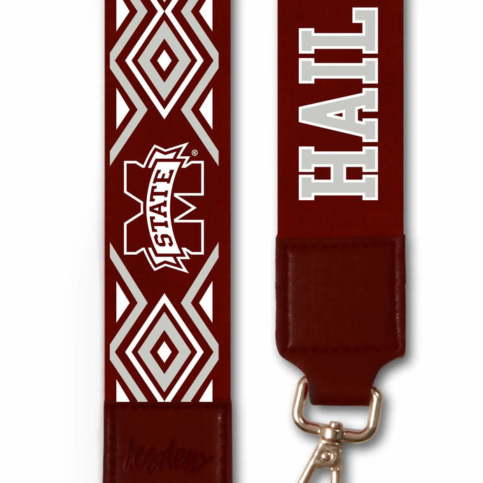2' Printed Purse Strap Mississippi State