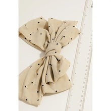 Load image into Gallery viewer, Dotted Ribbon Bow Hair Clip
