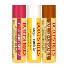 Load image into Gallery viewer, Holiday Cozy Season Moisturizing Lip Balm Gift Set, 3 Pack
