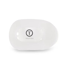 Load image into Gallery viewer, Teleties Small Flat Round Clip Coconut White