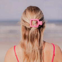 Load image into Gallery viewer, Teleties Small Flat Square Clip in Paradise Pink