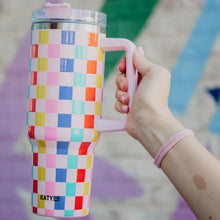 Load image into Gallery viewer, Stainless Steel Tumbler 38OZ Tumbler in Colorful Checkered