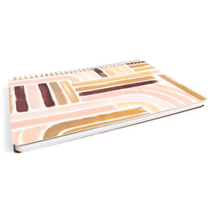 Church Notes Sunset Stripe by 1canoe2 Notebook