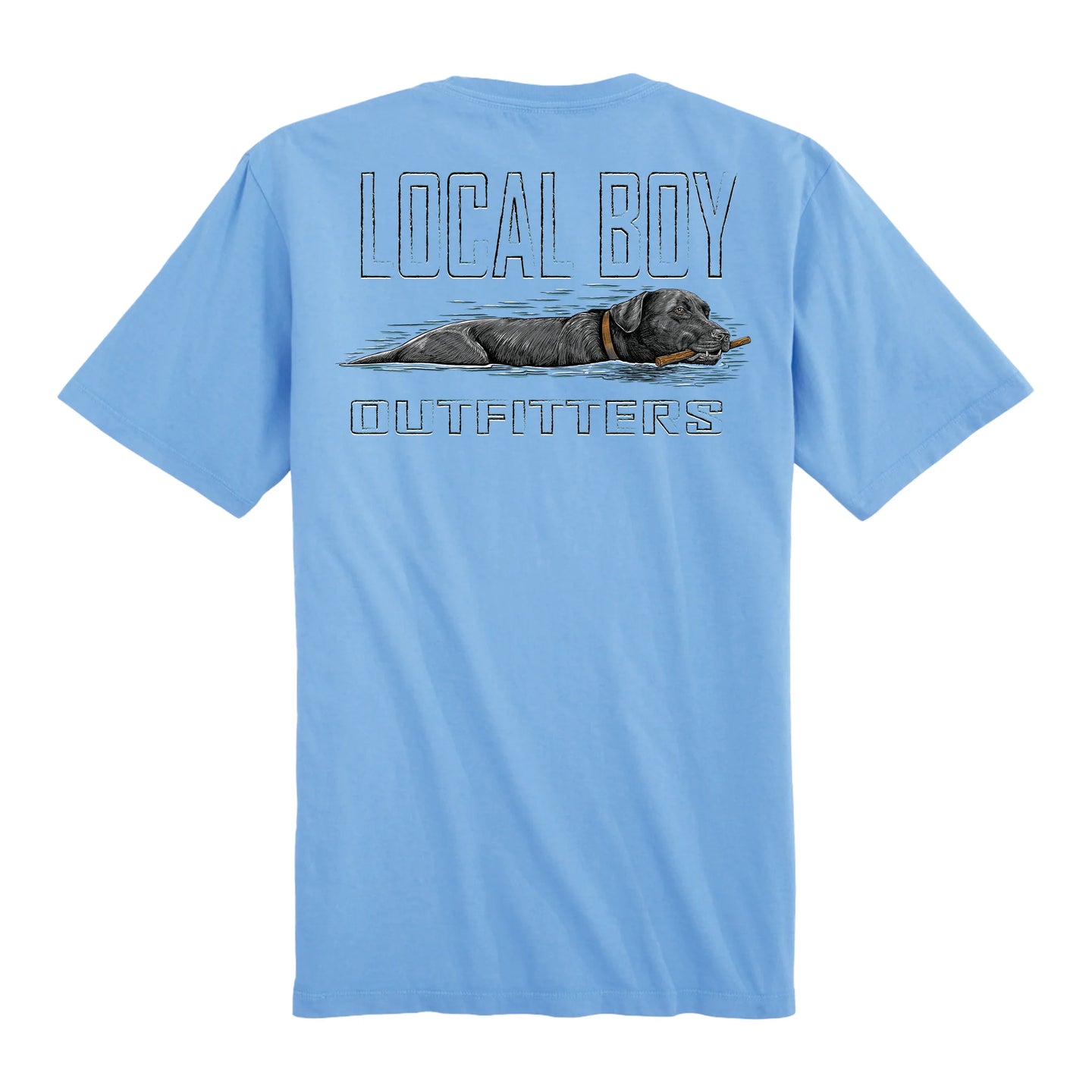 Local Boy Fetch Black Lab SS Tee