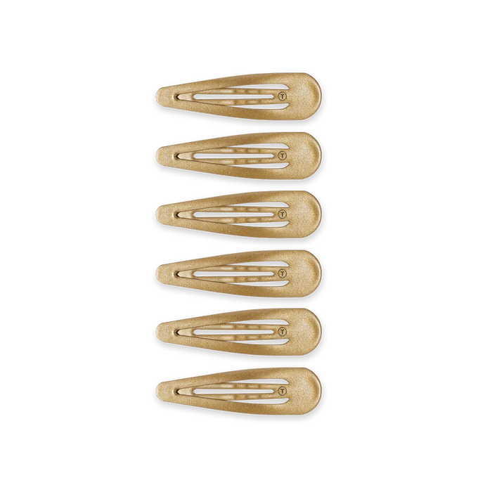 Teleties Snap Clip in Gold