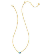 Load image into Gallery viewer, Kendra Scott Gold Cailin Pendant Necklace in Blue Violet Crystal