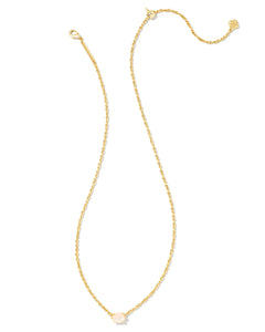 Kendra Scott Gold Cailin Pendant Necklace in Champagne Opal