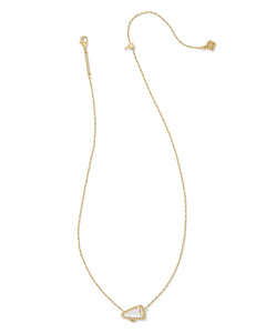 Kendra Scott Cheer Gold Short Pendant Necklace