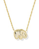 Kendra Scott Elephant Short Pndnt Necklace in Gold