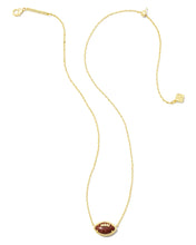 Load image into Gallery viewer, Kendra Scott Football Gold Short Pendant Necklace