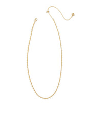 Load image into Gallery viewer, Kendra Scott Kelsey Gold Strand Necklace in White Enamel