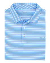 Load image into Gallery viewer, Coastal Cotton Mariner Stripe Performance Stripe Polo