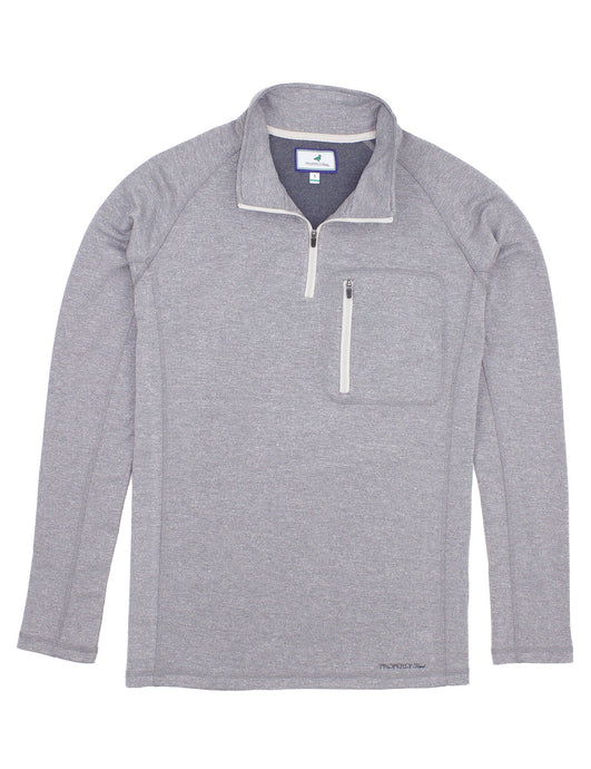 Properly Tied Men's Bay Pullover Gravel