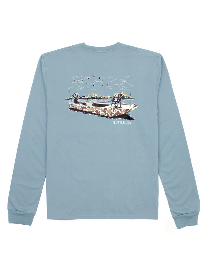 Properly Tied Boat Ride LS Tee