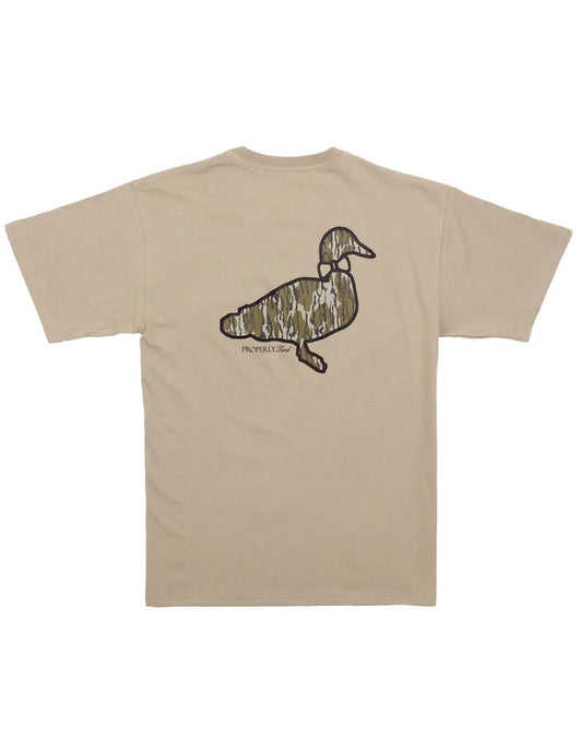 Properly Tied Mossy Oak Camo Logo SS Tee