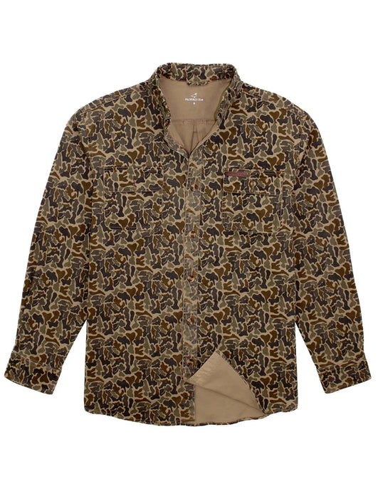 Properly Tied Harvest Workshirt in Vintage Camo