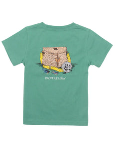 Properly Tied Boys Fly Basket SS Tee