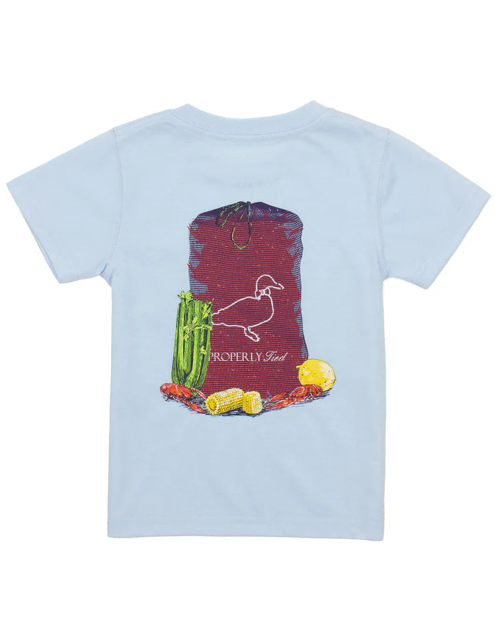 Properly Tied Boys Crawfish Stack SS Tee