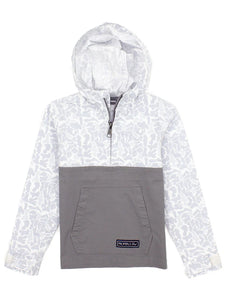 Properly Tied Boys Ridge Anorak Snow Camo Pullover