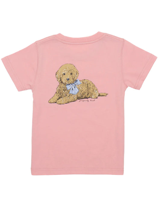 Properly Tied Girls Doodle Blush SS Tee