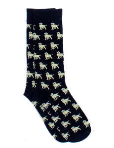 Properly Tied Men's Lucky Duck Socks Golden Retriever