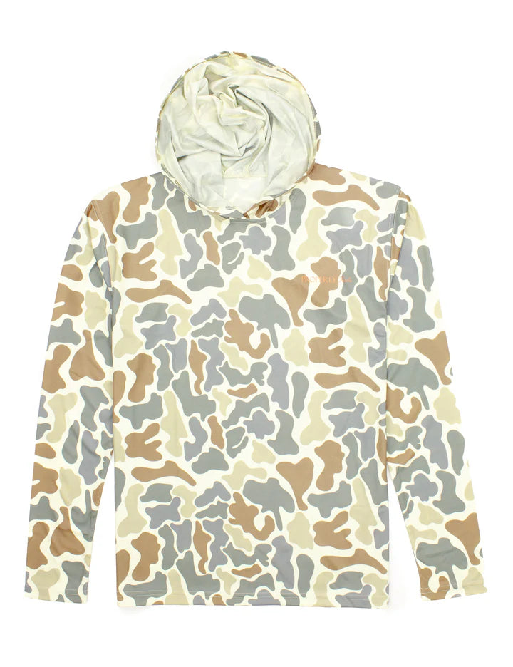 Properly Tied Men's Sportsman Performance Hoodie in Field Camo