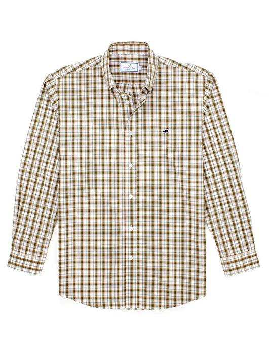 Properly Tied Men's Seasonal Sportshirt in Olive Grove