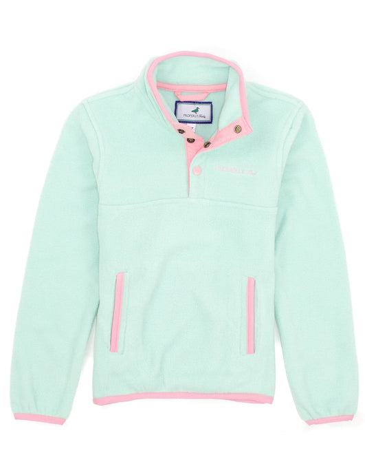 Properly Tied Youth Girls Luna Pullover Beach Glass