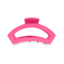 Load image into Gallery viewer, Teleties Open Medium Hair Clip Paradise Pink