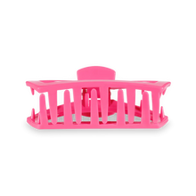 Load image into Gallery viewer, Teleties Open Medium Hair Clip Paradise Pink