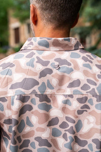 Burlebo Pintail Camo Performance Button Up