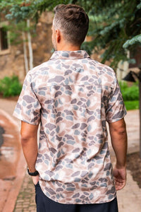 Burlebo Pintail Camo Performance Button Up