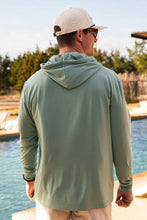 Load image into Gallery viewer, Burlebo Men&#39;s Ocean Swell Performance Hoodie