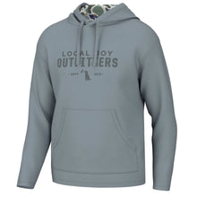 Load image into Gallery viewer, Local Boy Youth Poly Fleece Hoodie in Light Slate