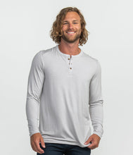 Load image into Gallery viewer, Southern Shirt Company Max Comfort Henley LS Stone