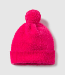 Southern Shirt Company Feather Knit Beanie Elle Pink