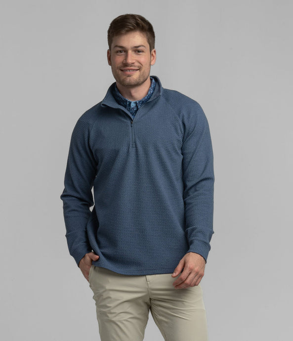 Southern Shirt Co. Dallas Performance Quarter Zip in Windsor
