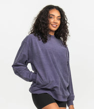 Load image into Gallery viewer, Southern Shirt Company Washed Fleece Sweatshirt Mulberry Wine