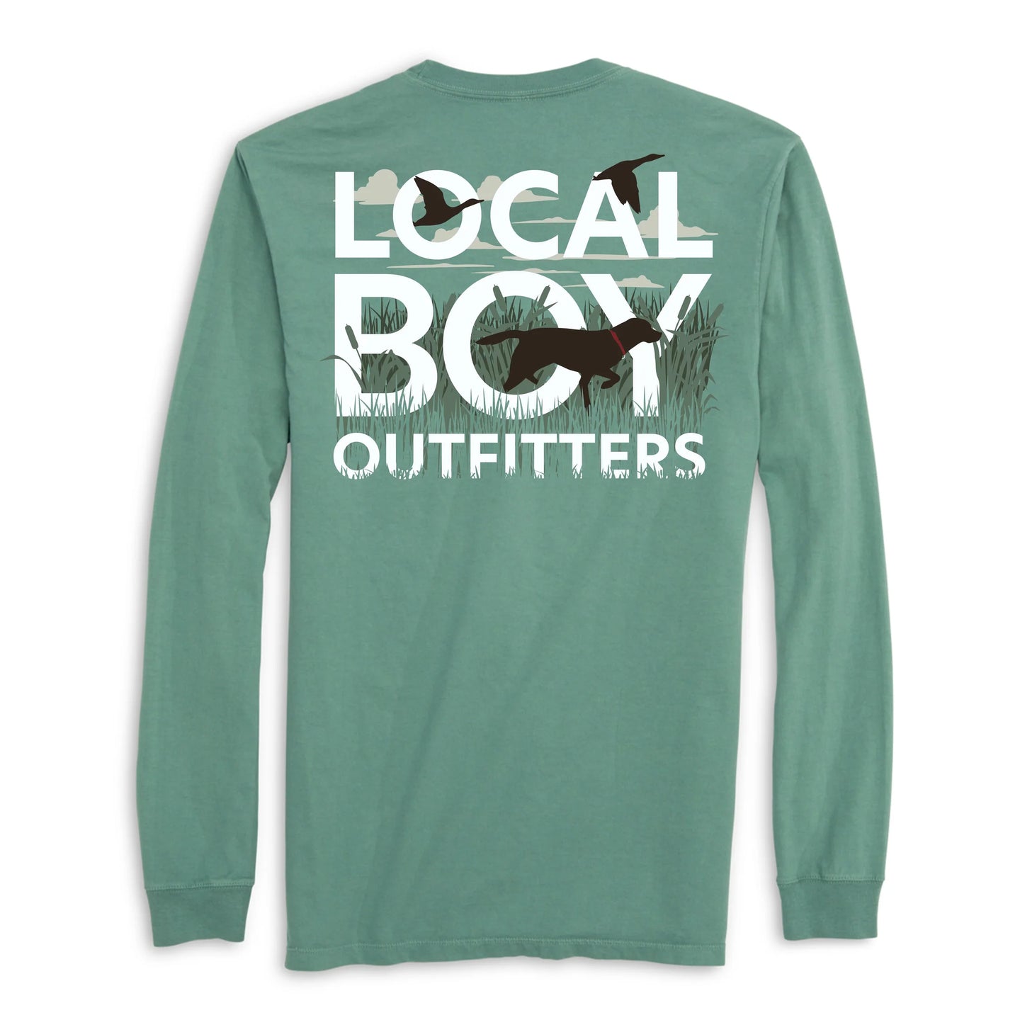 Local Boy Youth Text & Tail LS Tee