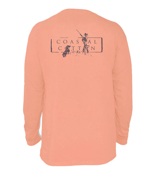 Coastal Cotton Youth On The Hunt LS Tee