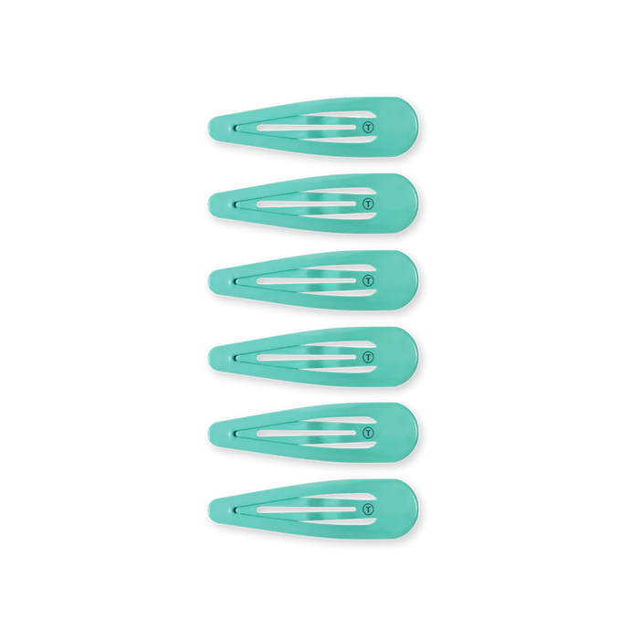 Teleties Snap Clip in Totally Turquoise
